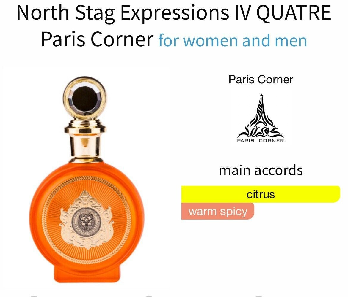 Paris Corner | North Stag Expressions IV Quatre |Eau De Parfum | 100ml