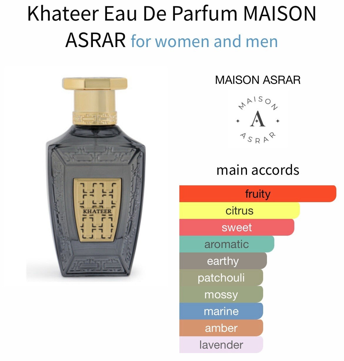 Gulf Orchid Maison Asrar KHATEER Eau De Parfum 100ml/Extraordinary Gift