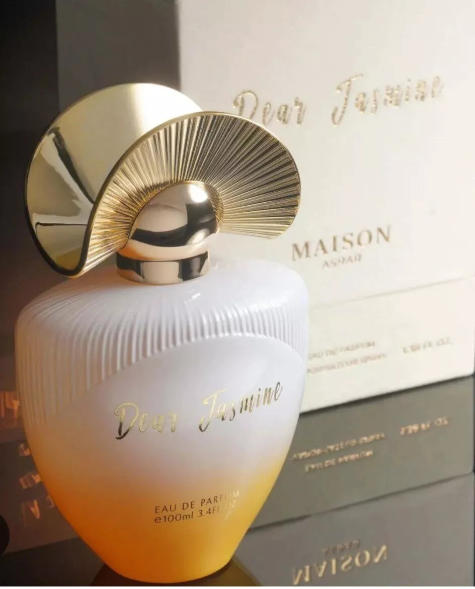 Gulf Orchid Maison Asrar DEAR JASMINE Eau De Parfum 100ml. Elegant bottle