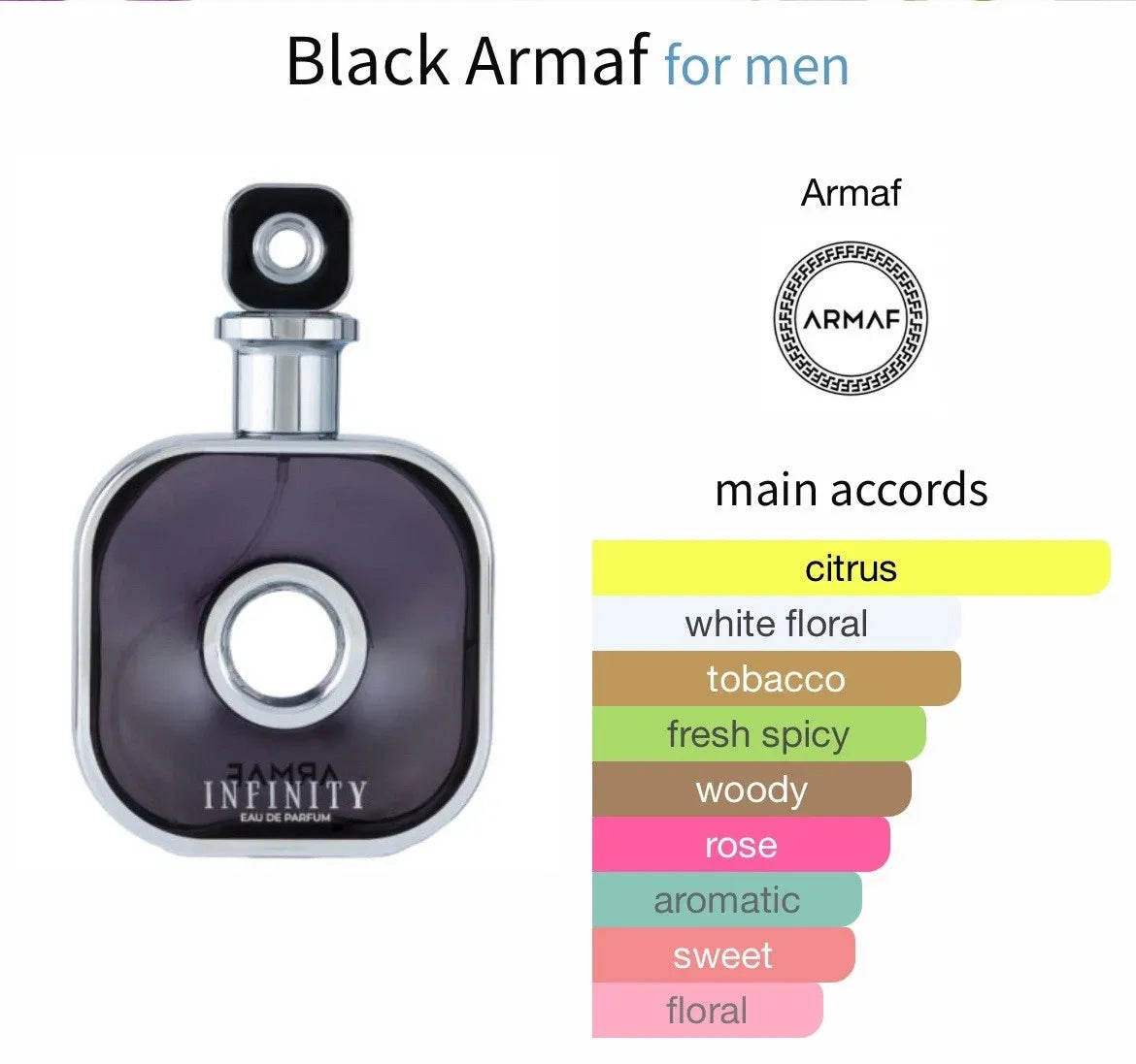 Armaf | Infinity Silver | Eau De Parfum | 100ml | Fragrance For Men