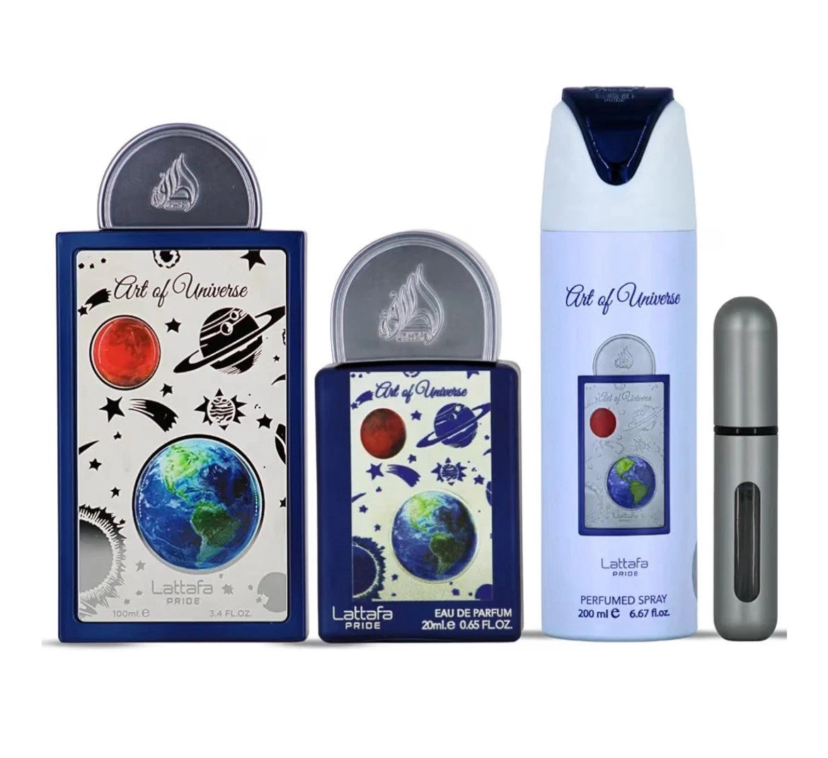 Lattafa Pride Art Of Universe Gift Set EDP (3 Piece). *Please see description*
