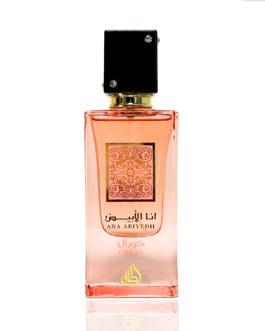 Ana Abiyedh Coral |Lattafa| Unisex | 60ml EDP | Long Lasting Elegant Fragrance