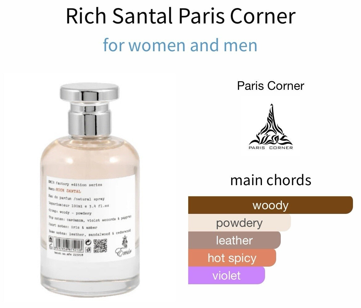 Paris Corner | Emir Rich Santal Factory Edition | Eau De Parfum | 100ml