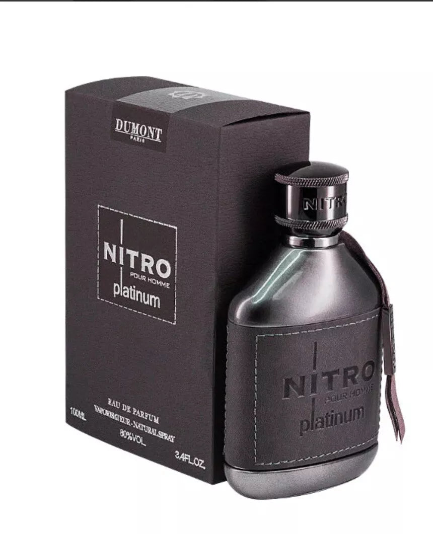 Dumont NITRO PLATINUM EDP 100ml Fragrance for Men Invigorate Your Senses!