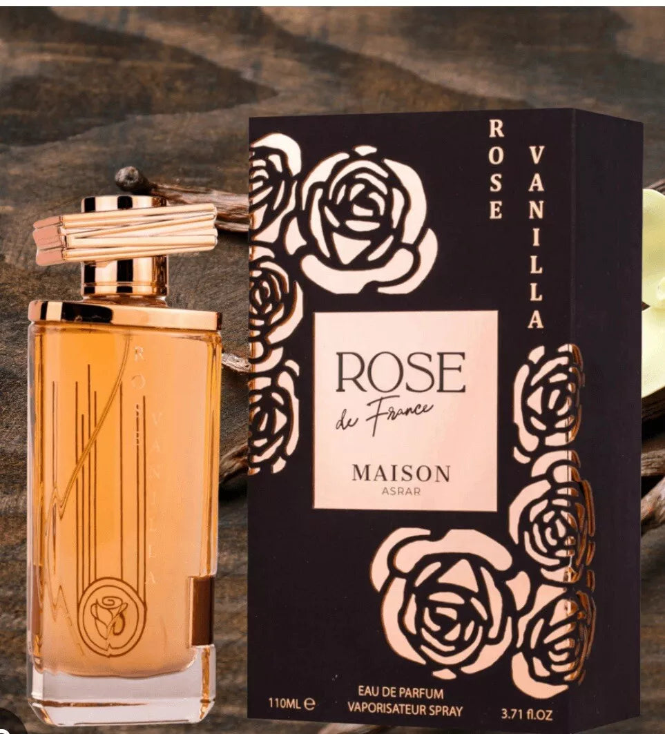 Gulf Orchid Maison Asrar ROSE VANILLA Eau De Parfum 110ML Romantic & Seductive