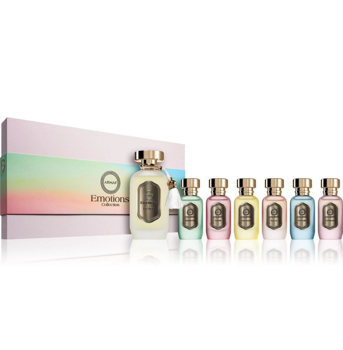 Armaf Heart Emotions Collection 7Pcs EDP Gift Set (100ml + 15ml x 6) - Brand New