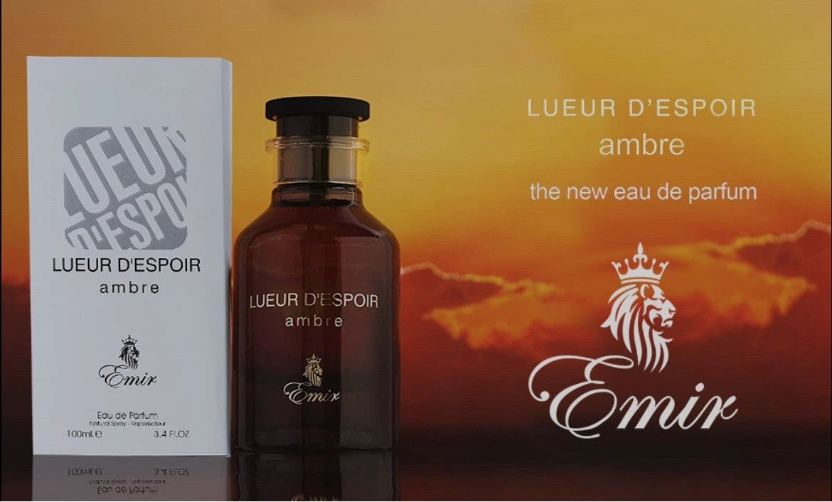 Paris Corner | EMIR | LUEUR D ESPOIR AMBRE | Eau De Parfum | 100ml