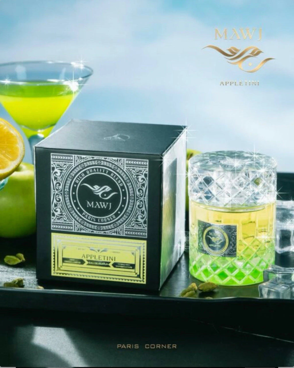 Paris Corner | MAWJ APPLETINI | Eau De Parfum | 100ml | Unisex Fragrance