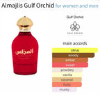 Gulf Orchid ALMAJLIS EDP 100ml A basket of most joyous fruits and fresh citruses