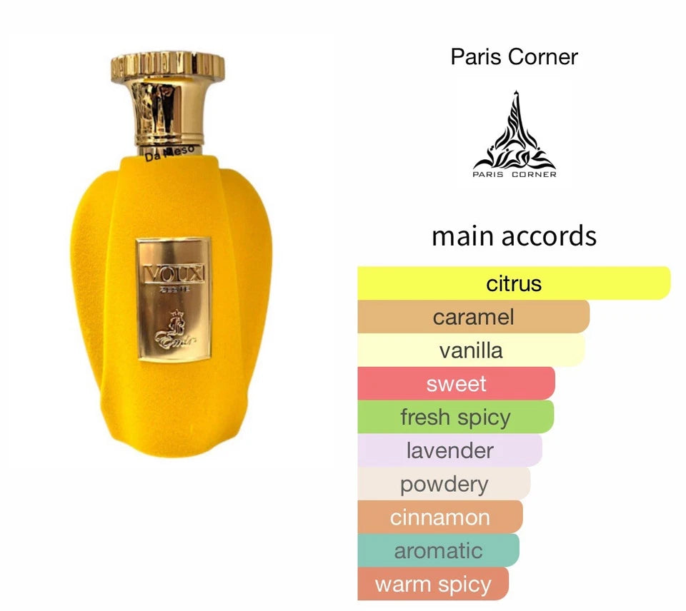 Paris Corner | Emir VOUX ZESTE | EDP | 100ml | A dazzling burst of citrus