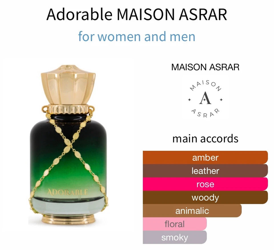 Gulf Orchid Maison Asrar Adorable Eau de Parfum 100ml Elegant & sophisticated