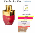 Afnan | Rare Passion | Eau De Parfum 100 ml Oriental Floral fragrance for women