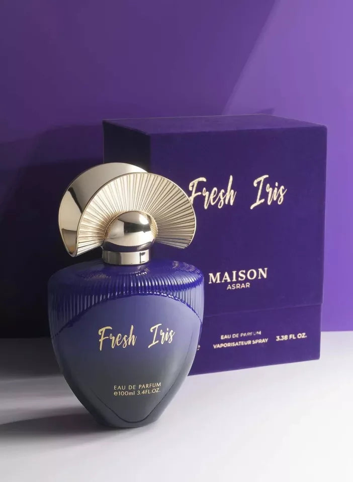 Maison Asrar FRESH IRIS Eau De Parfum 100ML LONG LASTING GORGEOUS BOTTLE