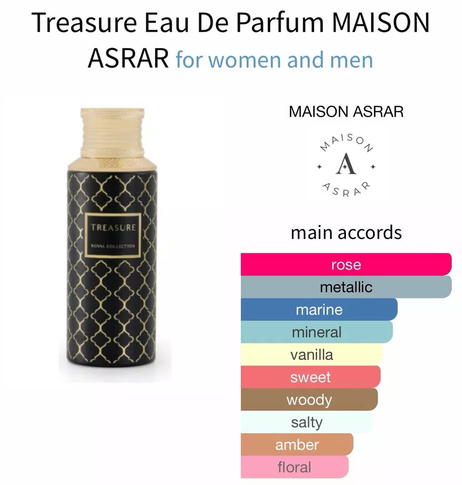 Gulf Orchid Maison Asrar TREASURE EDP 100ML Perfect Gift For Someone Special