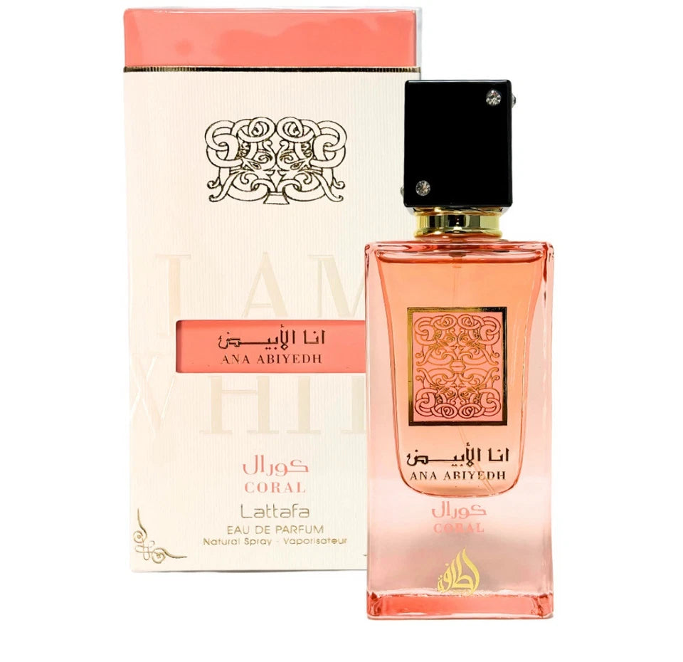 Ana Abiyedh Coral |Lattafa| Unisex | 60ml EDP | Long Lasting Elegant Fragrance