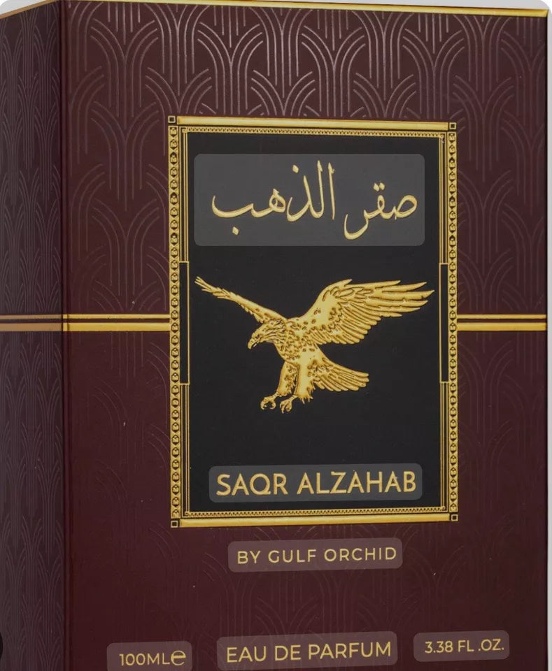 Saqr Alzahab By Gulf Orchid Eau De Parfum 100ml Long Lasting Perfume For Men