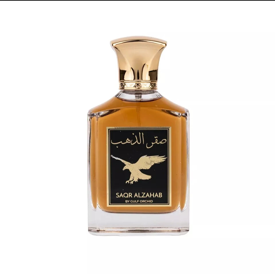 Saqr Alzahab By Gulf Orchid Eau De Parfum 100ml Long Lasting Perfume For Men