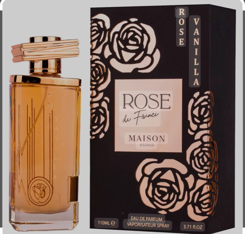 Gulf Orchid Maison Asrar ROSE VANILLA Eau De Parfum 110ML Romantic & Seductive