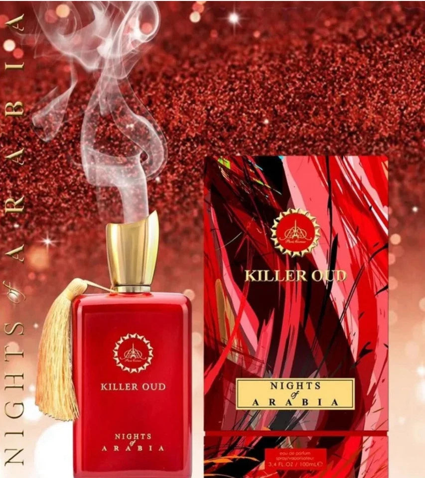 Killer Oud Nights of Arabia| Paris Corner 100ml EDP Long Lasting Unisex Perfume