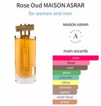 Gulf Orchid Maison Asrar ROSE OUD EDP 110ML A Luxurious & Alluring Fragrance