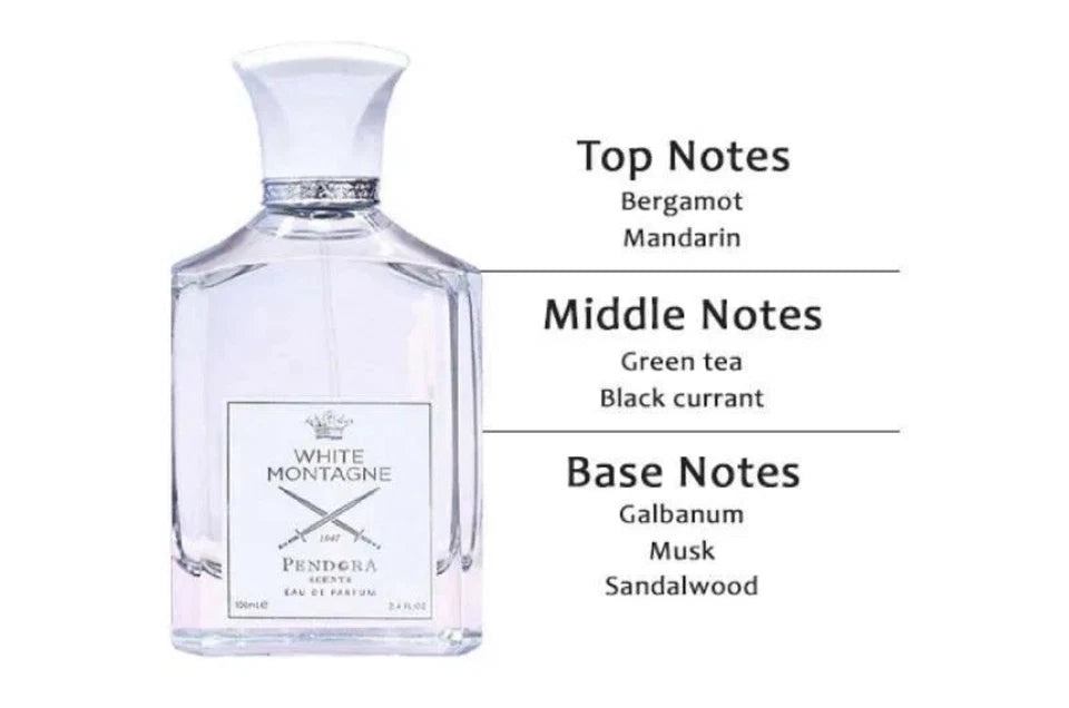 Pandora Scents Paris Corner White Montagne Men's Perfume EDP Fragrance 100ml