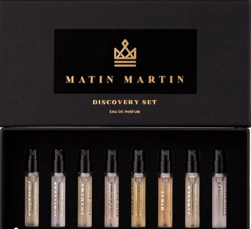 Matin Martin Fragrance Discovery Set /Travel Set/Gift Set UNISEX SCENTS