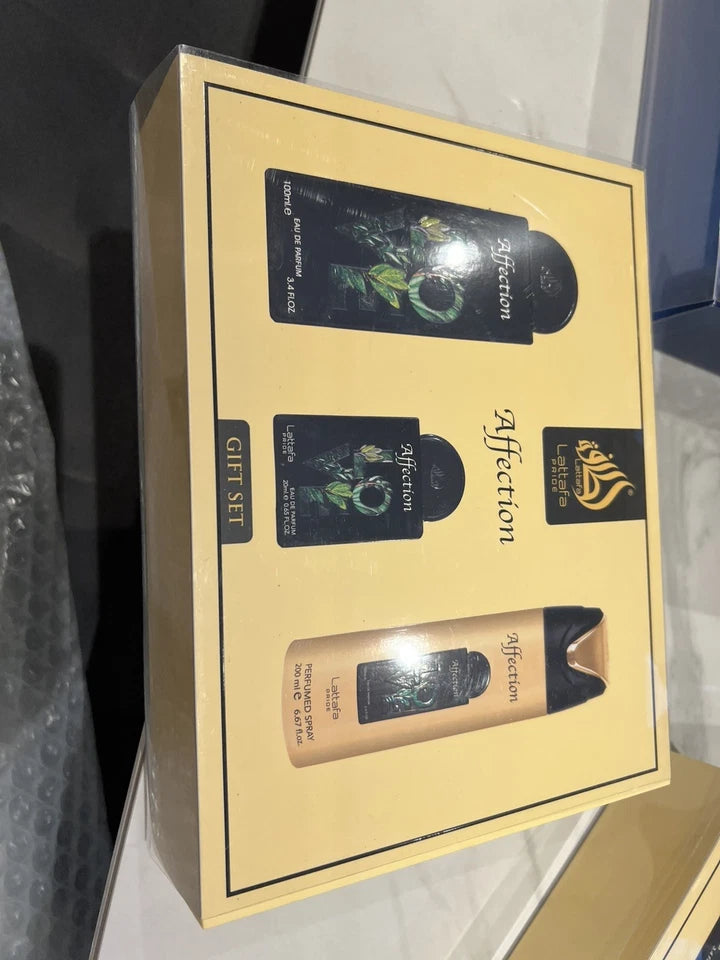 Lattafa Pride Affection 3-Piece Eau de Parfum Gift Set. *Please see description*V
