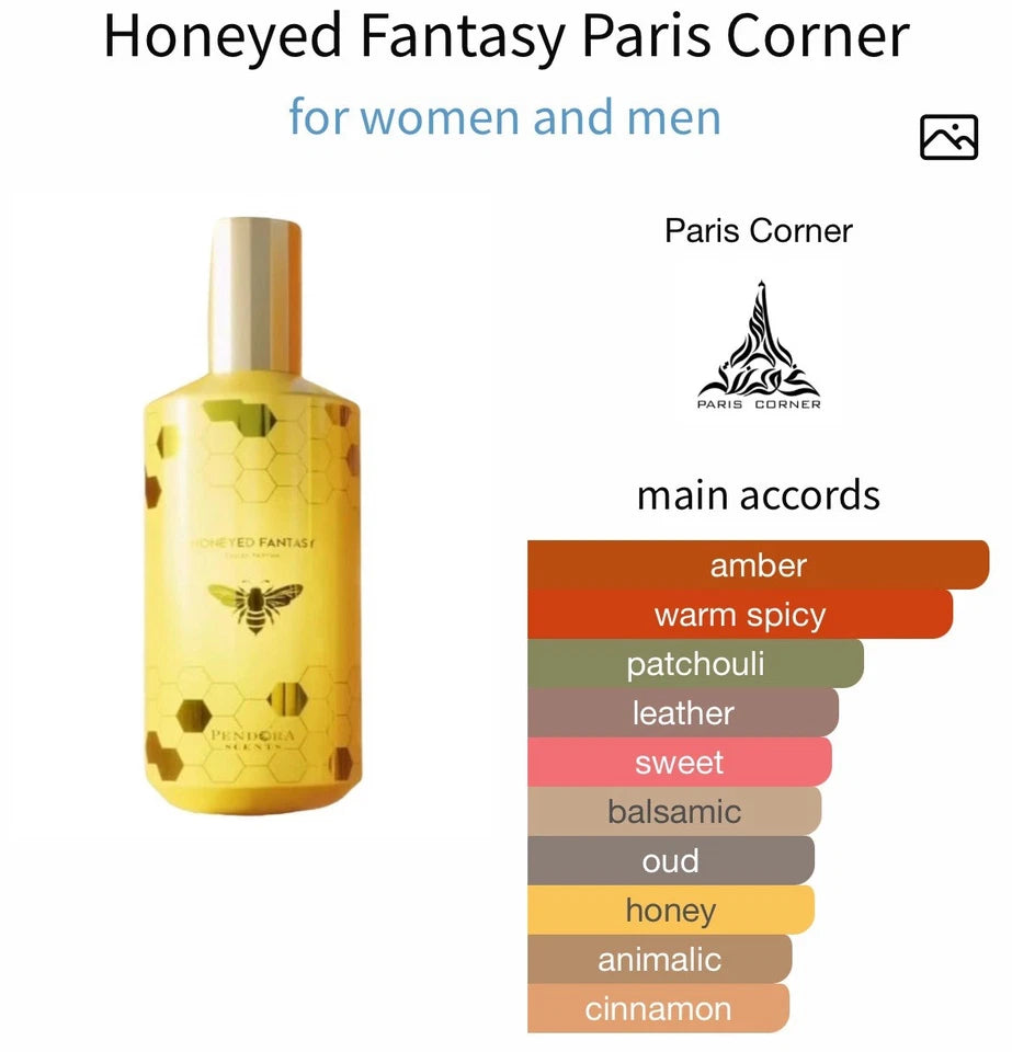 Paris Corner | Pendora Scents | Honeyed Fantasy 100ml Unisex Fragrance