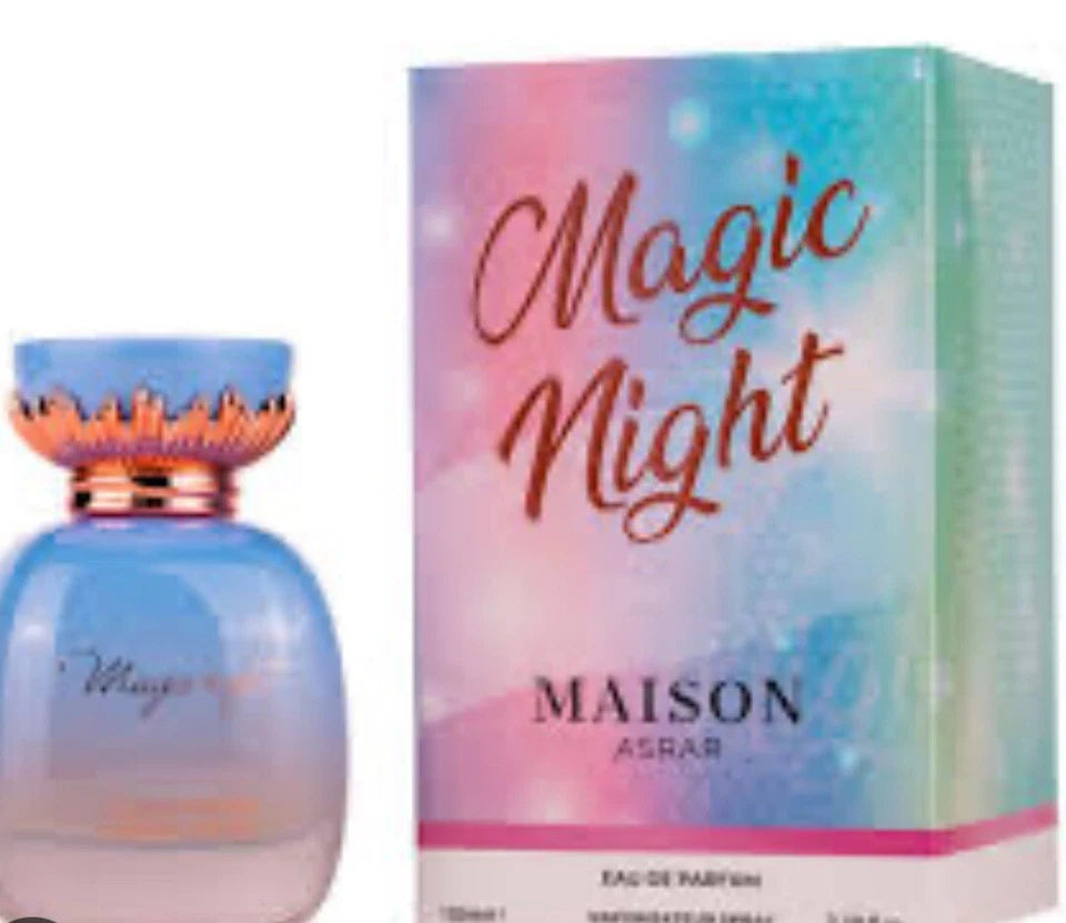 Gulf Orchid Maison Asrar MAGIC NIGHT EDP 100ml  An Alluring Mysterious Scent