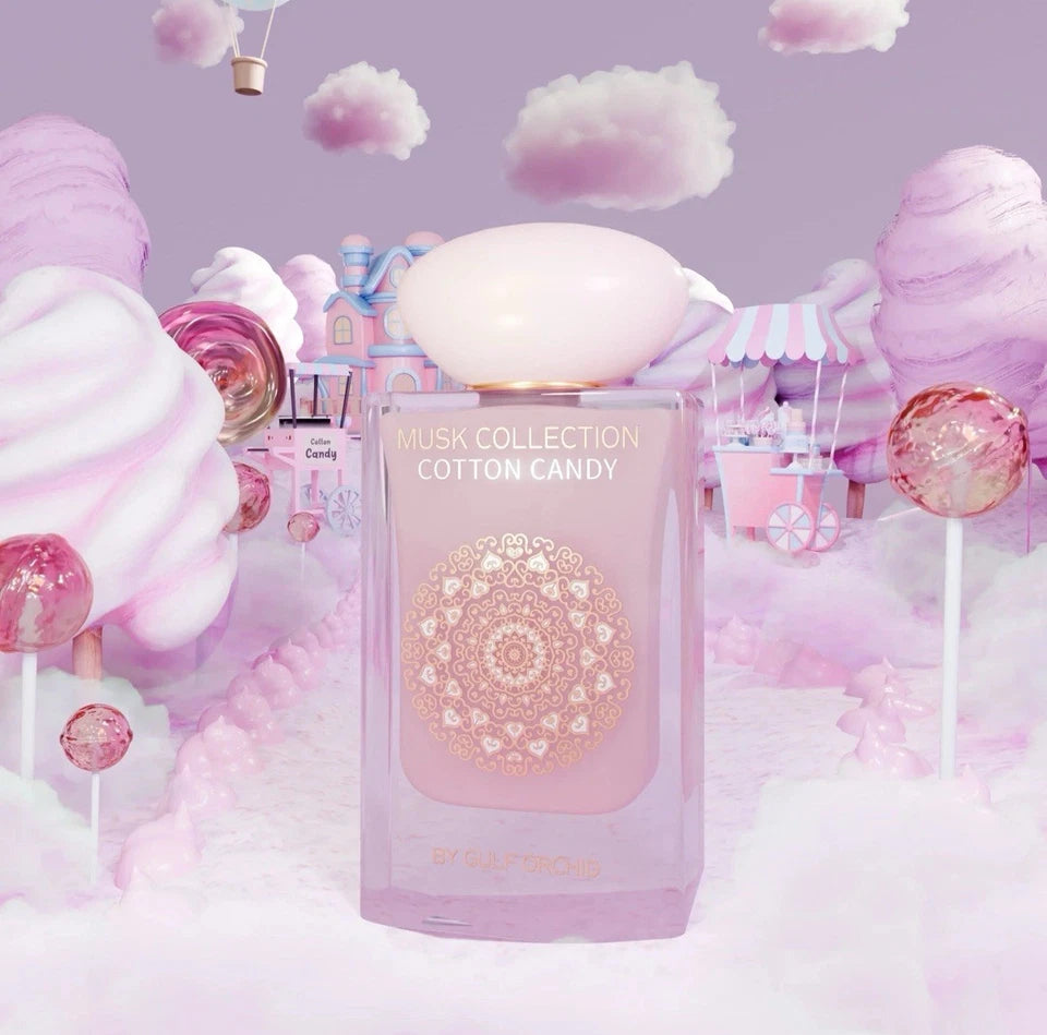 Gulf Orchid Musk Tahara Collection Cotton Candy | Unisex Musky Floral EDP | 60ml