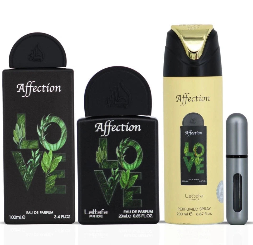 Lattafa Pride Affection 3-Piece Eau de Parfum Gift Set. *Please see description*V